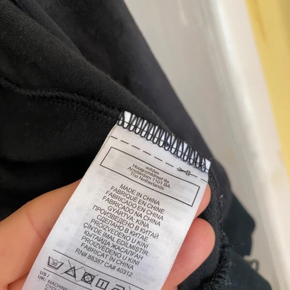 Adidas Black Hoodie with Zip Closure - Picture 5 of 5